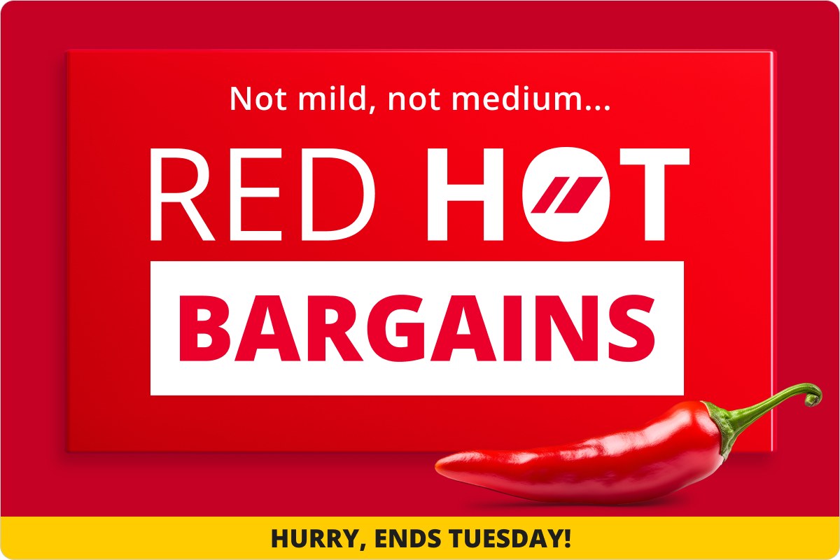 Red Hot Bargains On Now