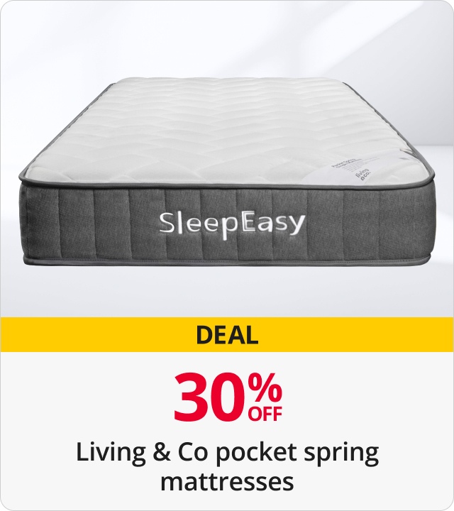 30% Off Living & Co Pocket Spring Mattresses 