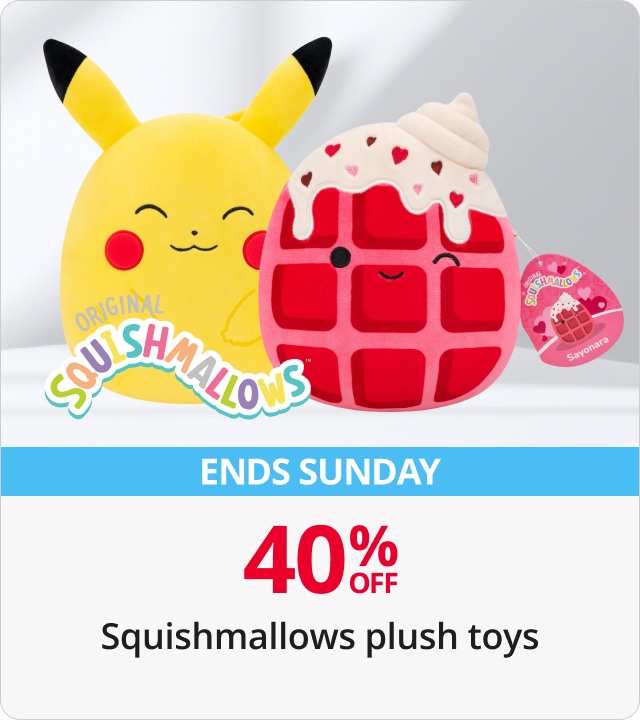40% Off Squishmallows Plush Toys 