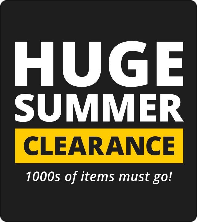 Huge Summer Clearance On Now - While Stocks Last 