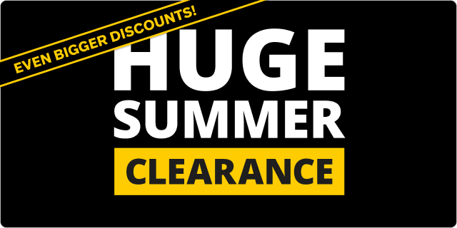 Huge Summer Clearance On Now - With Even Bigger Discounts 