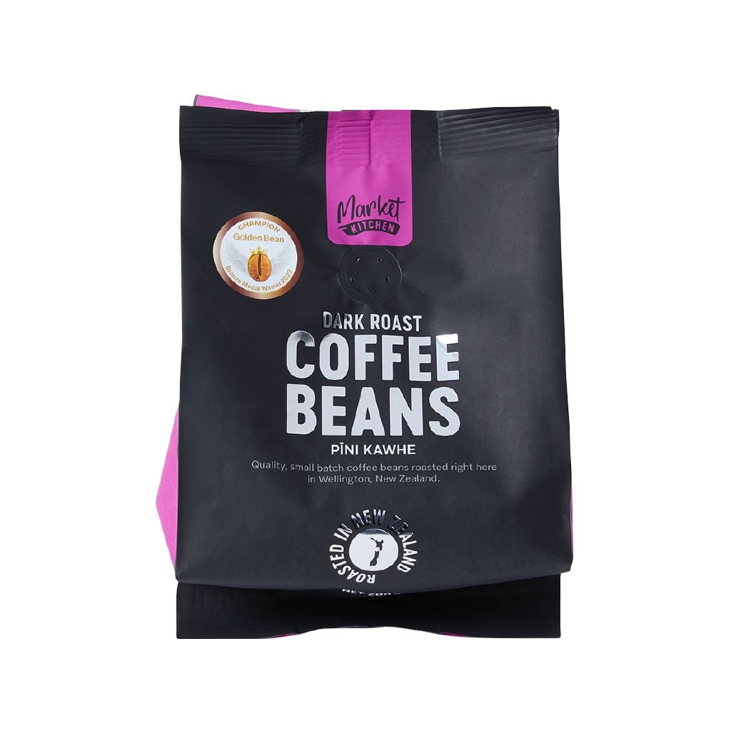 Market Kitchen Coffee Beans Dark Roast 200g
