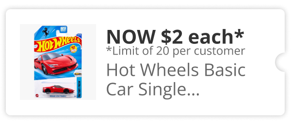 Hot Wheels Basic Car Single Now $2 each 