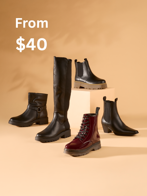 New Women's Boots from $40