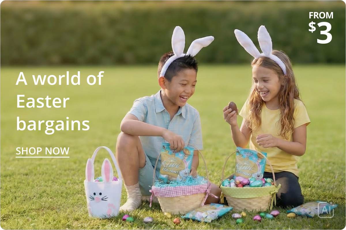 Shop a World of Easter Bargains 