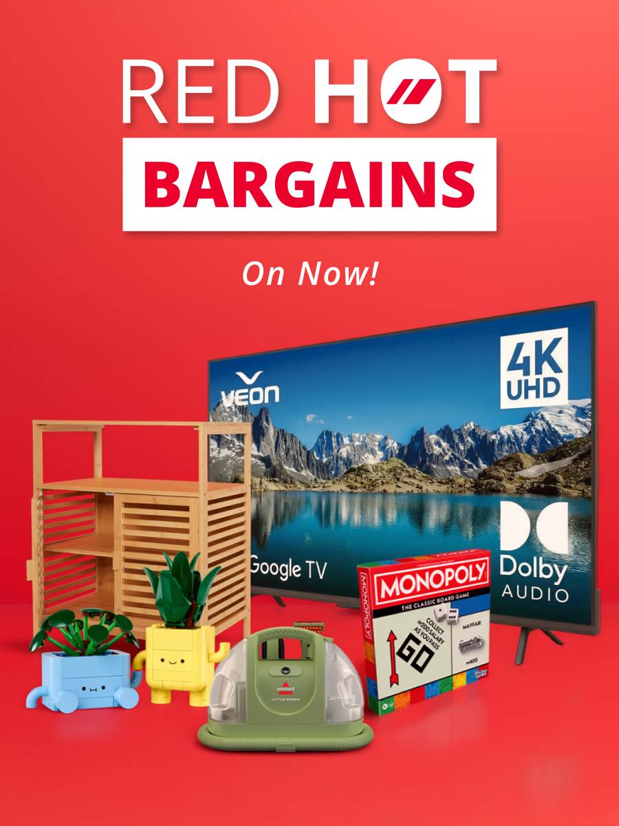 Shop Red Hot Bargains Online Now or In Store Tomorrow 