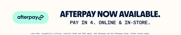 Afterpay Now Available 
