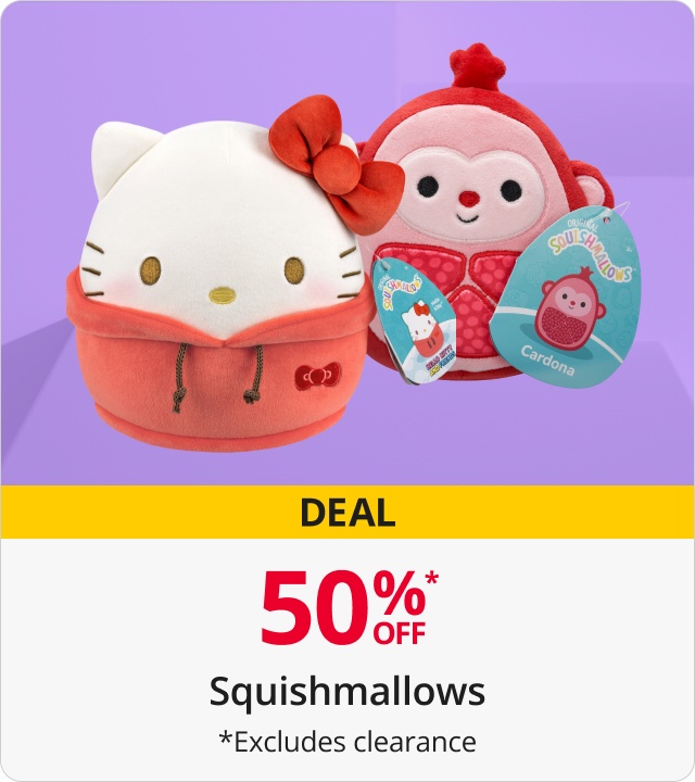 50% Off Squishmallows 