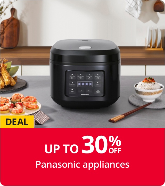 Up to 30% Off Panasonic Appliances 
