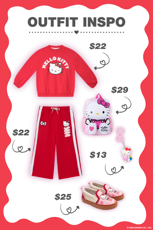 Hello Kitty Outfit Inspo