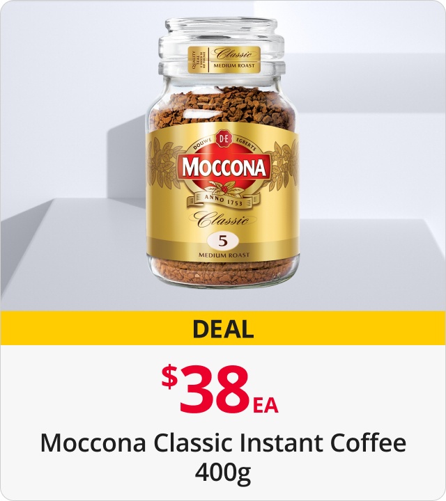 Moccona classic instant coffee 