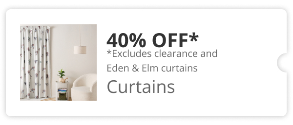 40% Off Curtains 