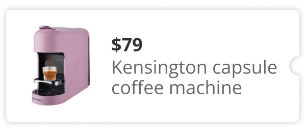 Kensington capsule coffee machine 