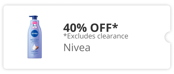 40% Off Nivea 
