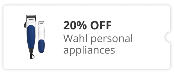 20% Off Wahl personal  Appliances 