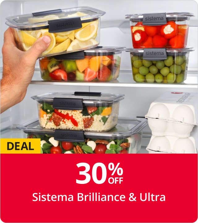 30% Off Sistema brilliance & ultra 