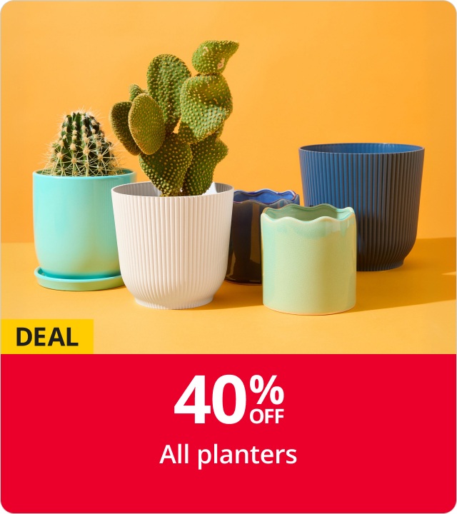 40% Off All Planters 