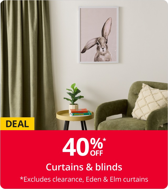 40% Off Curtains