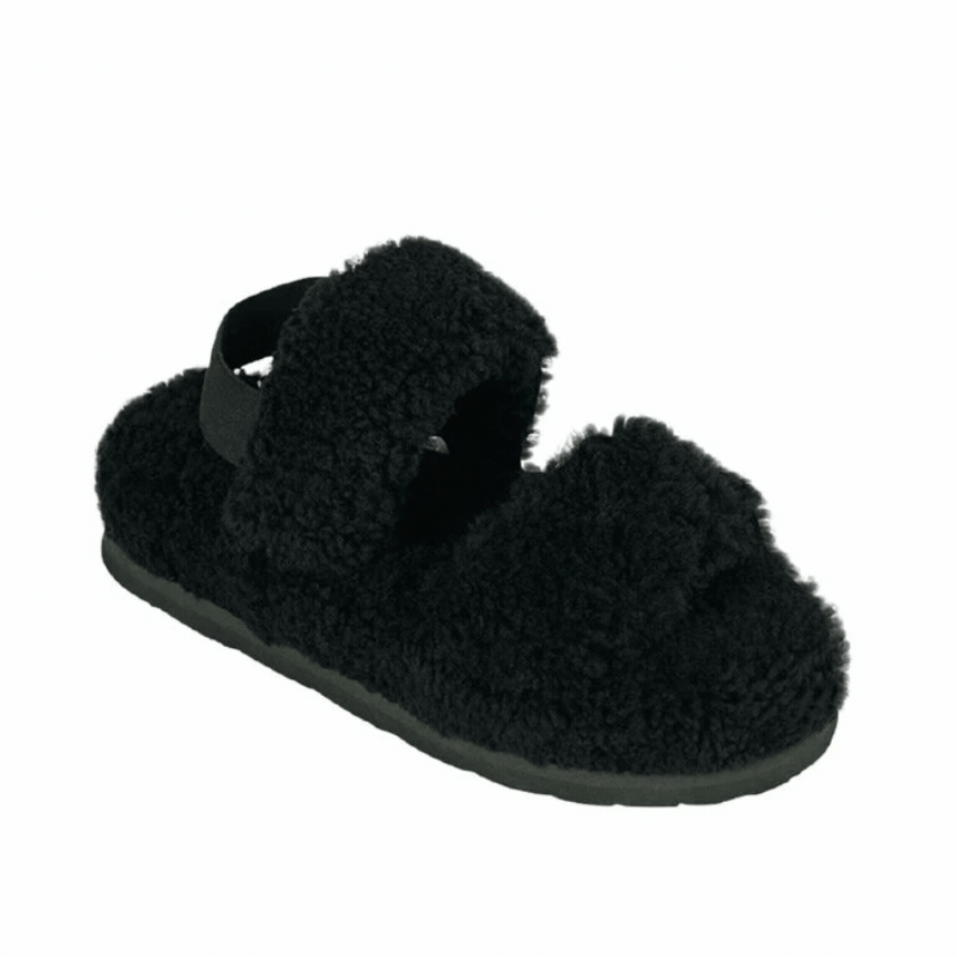 Women's NZ Sheepskin Lined Sling Back Slippers