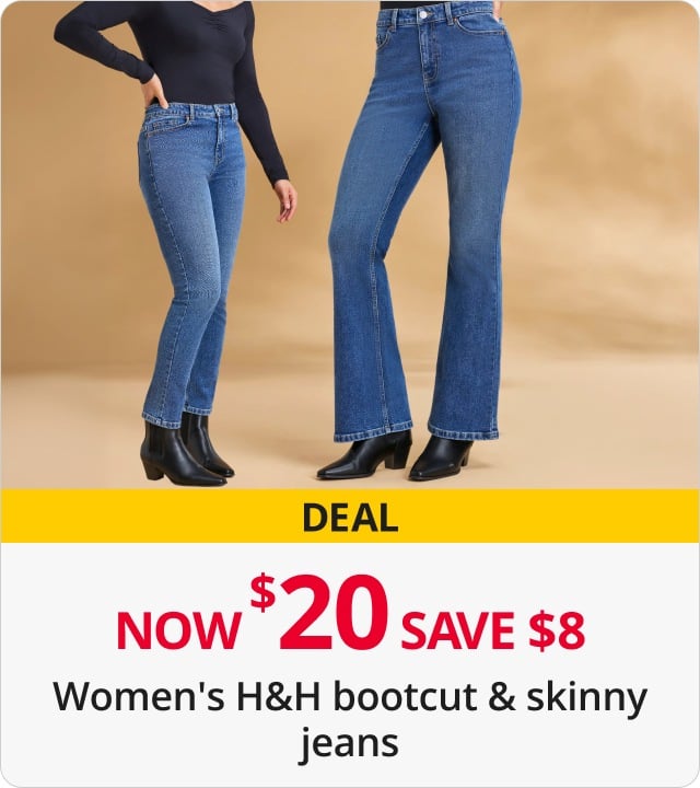 Women's H&H Selected Jeans Now $20 