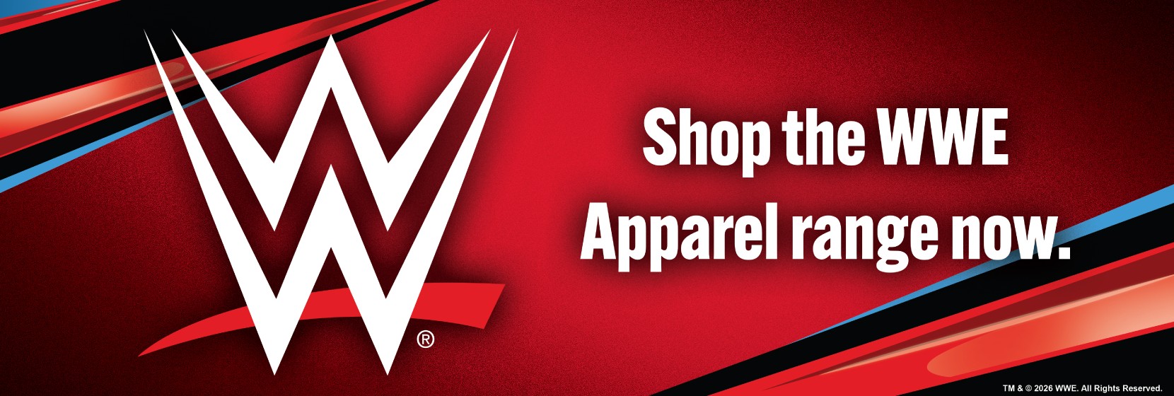 Shop the WWE Apparel Range Now 