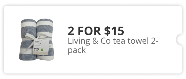 2 for $15 Tea Towels