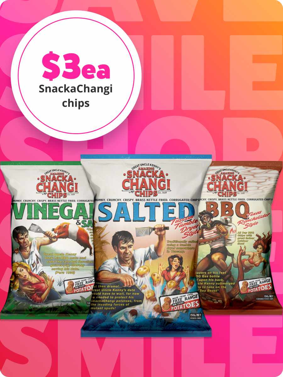 $3 ea SnackaChangi chips