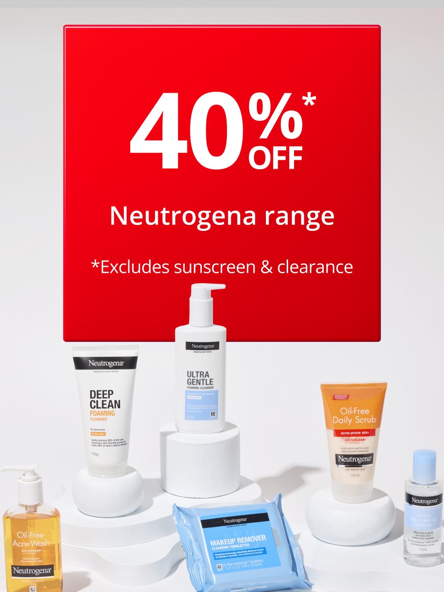 40% off Neutrogena