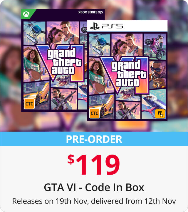 Pre-order $119 GTA VI - Code in box
