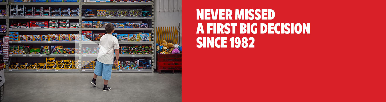 Never missed a first big decision since 1982