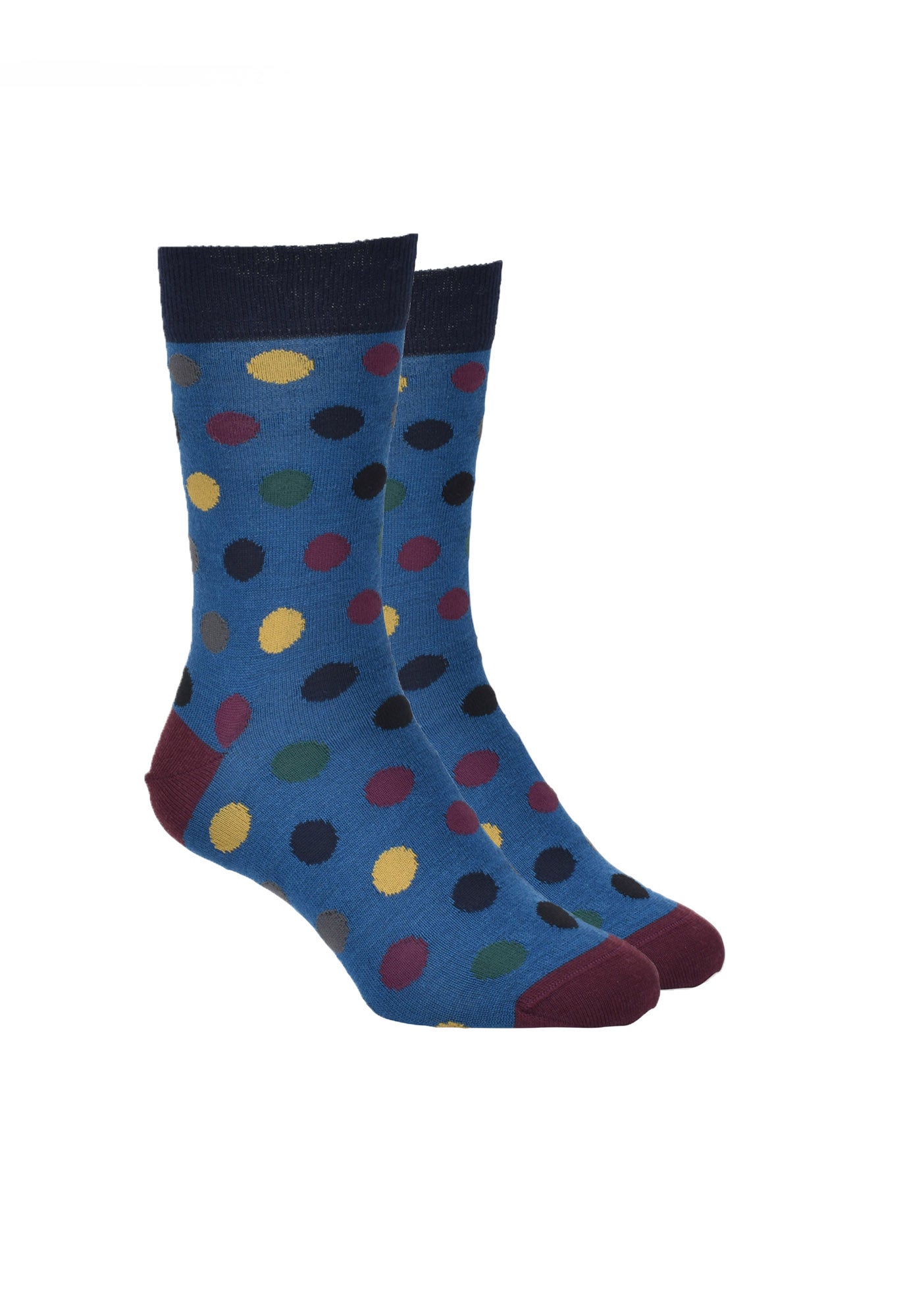 Merino Multi Spot Sock Mallard