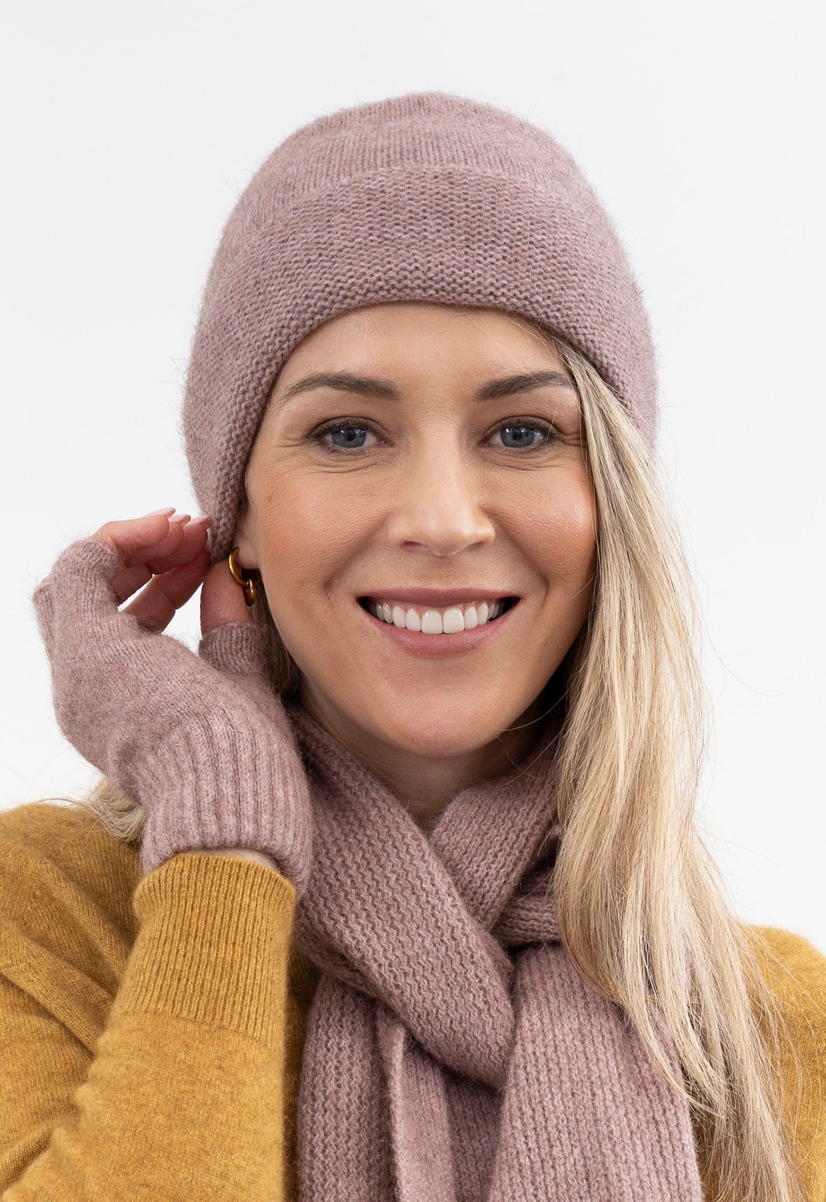 Merino Possum Plain Beanie Lily