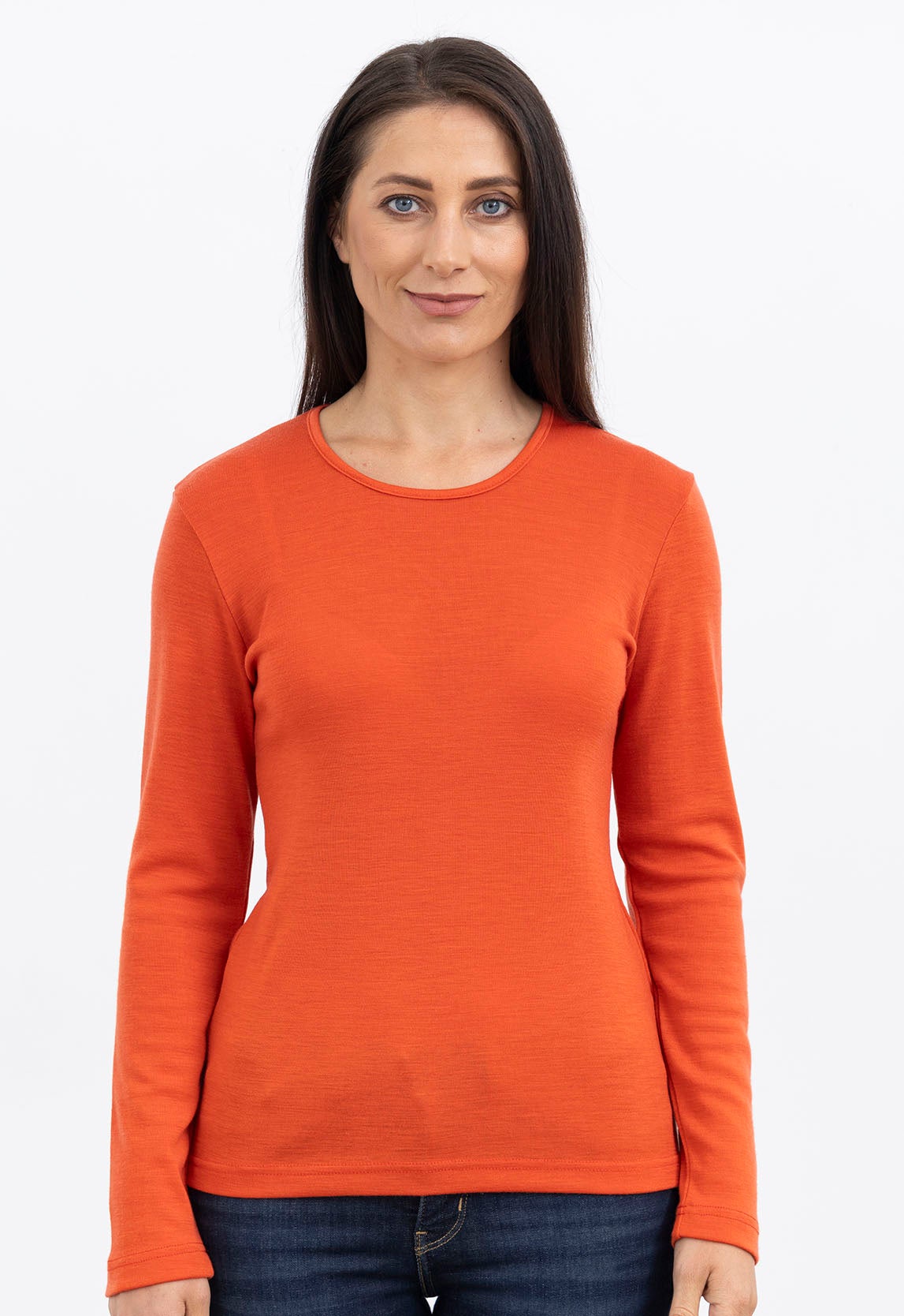 Merino Bay Road Crew Neck Chilli