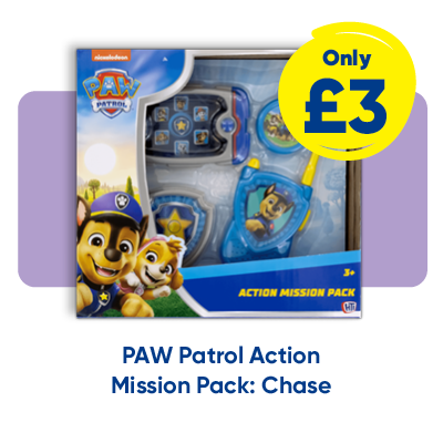 PAW Patrol Action Mission Pack: Chase only £3