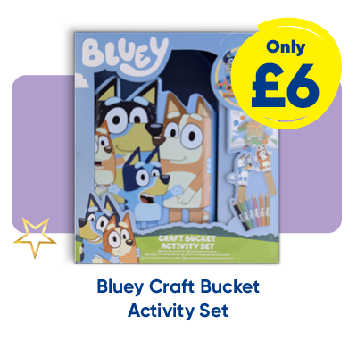 Bluey Craft Bucket Activity Set only £6