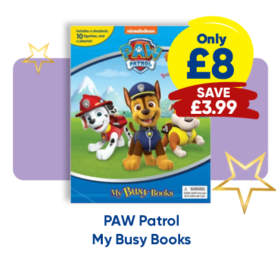 PAW Patrol: My Busy Books only £8 save £3.99