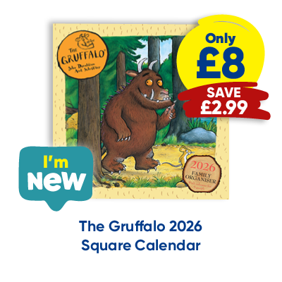 The Gruffalo 2026 Square Calendar only £8 save £2.99 I'm New