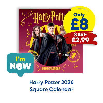 Harry Potter 2026 Square Calendar only £8 save £2.99 I'm New