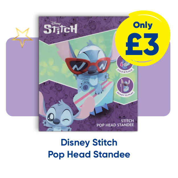 Disney Stitch Pop Head Standee only £3