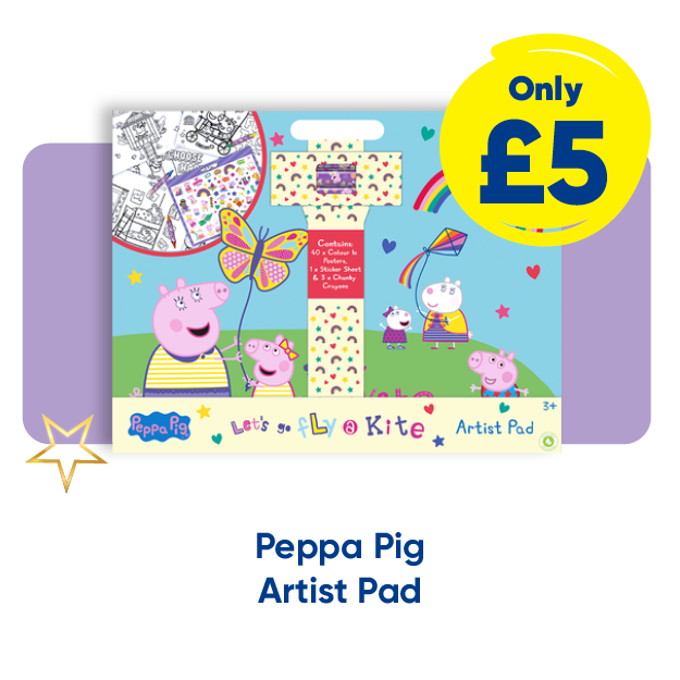 Peppa Pig Artist Pad only £5