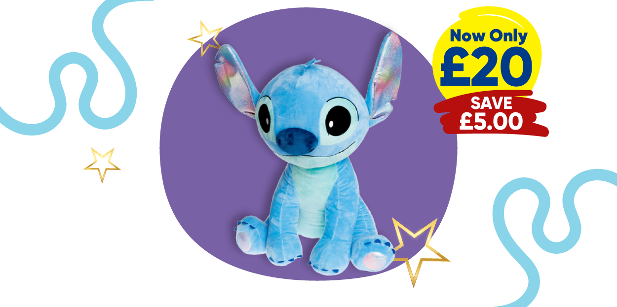 Giant 50cm Disney Stitch Plush now only £20 save £5
