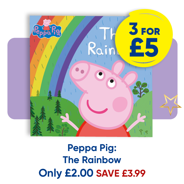  Peppa Pig: The Rainbow only £2 save £3.99 3 for £5