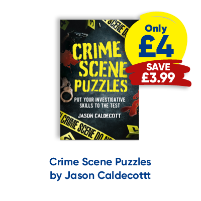Crime Scene Puzzles by Jason Caldectt only £4 save £3.99