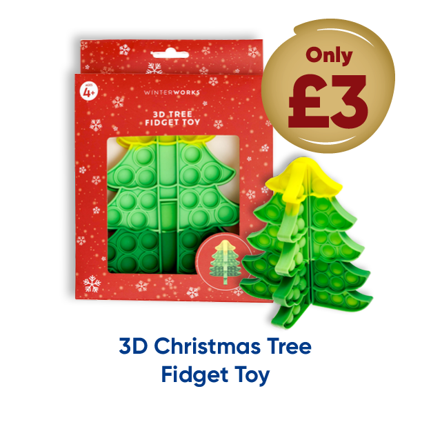 3D Christmas Tree Fidget Toy only £3