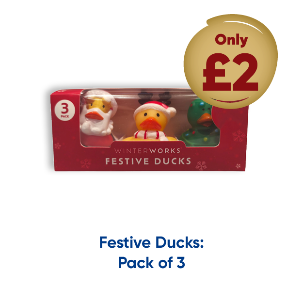 Festive Ducks: Pack of 3 Only £3