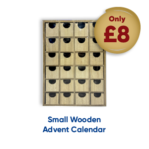 Small Wooden Advent Calendar only £8