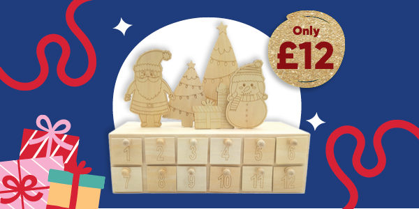Kids Wooden Advent Calendar only £12