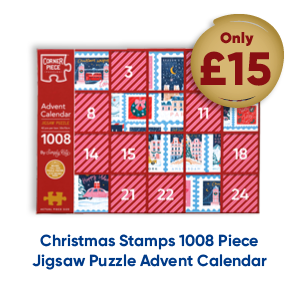  Christmas Stamps 1008 Piece Jigsaw Puzzle Advent Calendar only £15