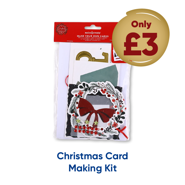 Christmas Card Making Kit only £3