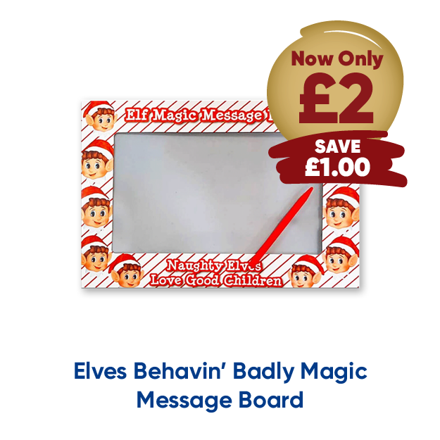 Elves Behavin' Badly Magic Message Board now only £2 save £1